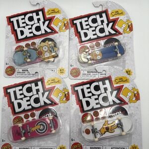 Tech Deck Santa Cruz The Simpsons Lot of 4 #4-7 Maggie Marge New